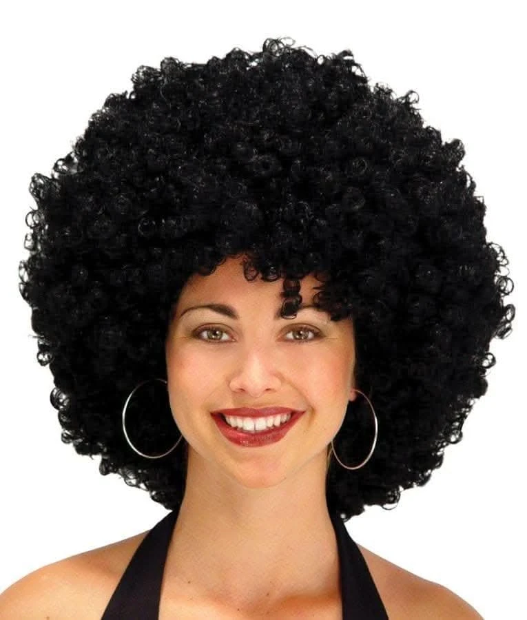 "Black Afro - 22 Inch" Halloween Wig 1 "Black Afro - 22 Inch" Halloween Wig
