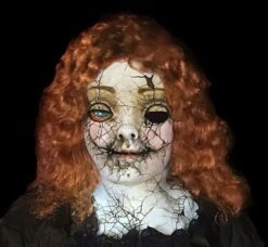 "Cracked Porcelain Doll" HD Studios Pro Costume -Halloween Costumes Shop cracked porcelain doll hd studios pro halloween costume 14102887432240