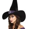 "Elegant Witch - Black/Purple" Halloween Costume Hat