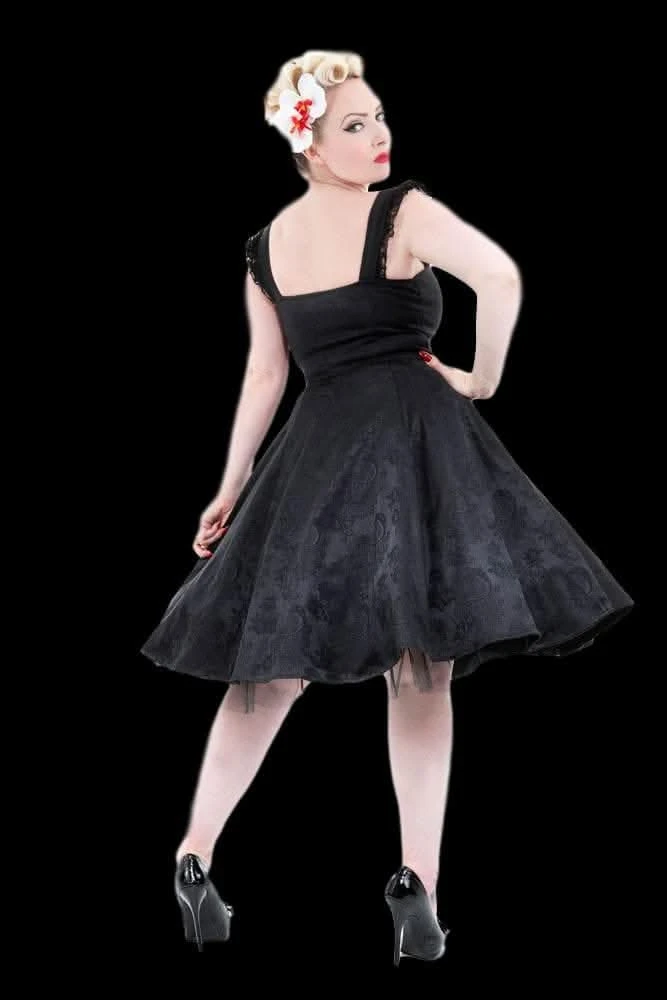 "Gothic Ghoul Dress In Black" HD Hollywood Costume 2 "Gothic Ghoul Dress In Black" HD Hollywood Costume - Image 2