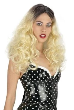 "Long And Sassy Blonde" Halloween Wig