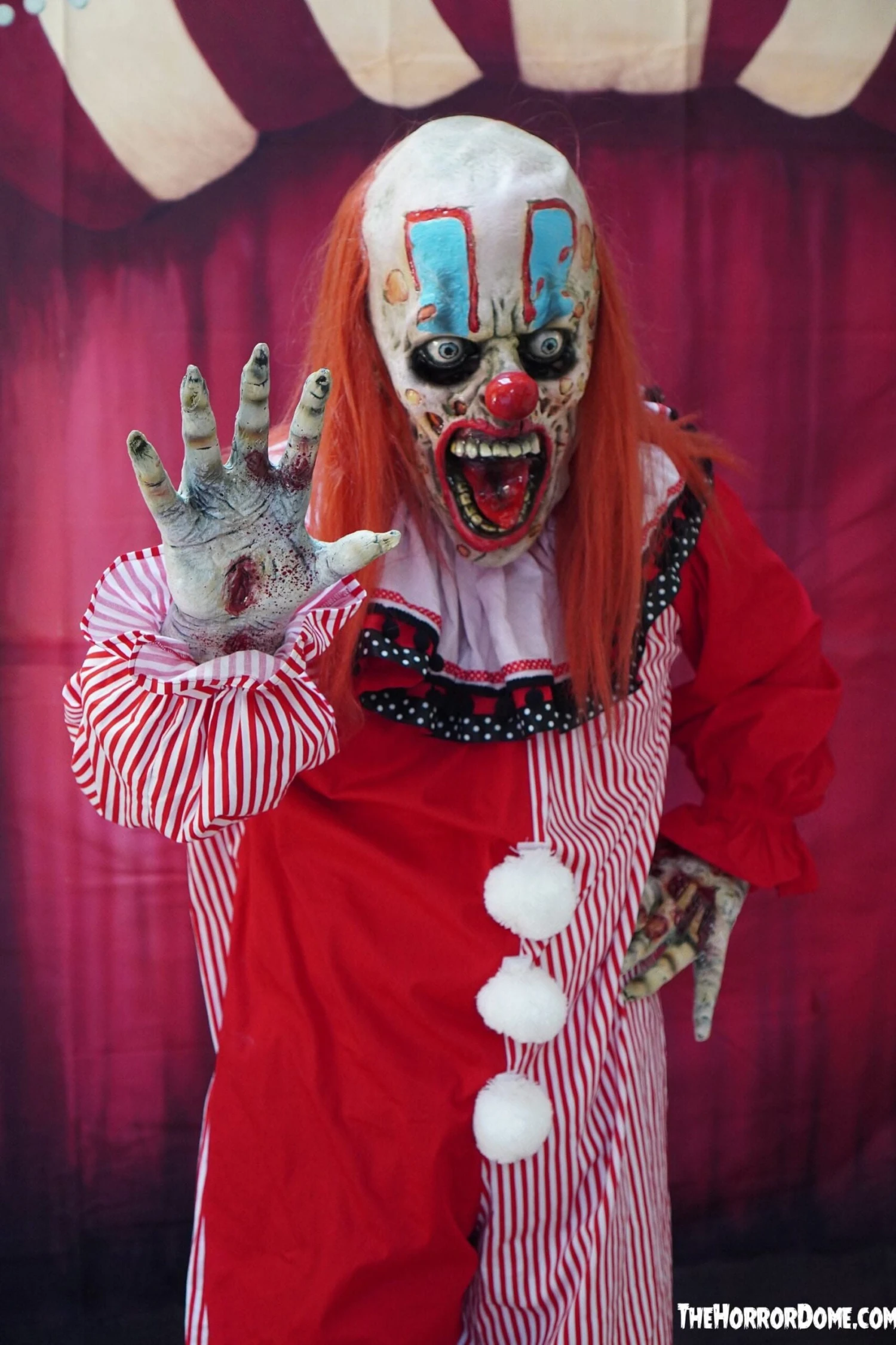 "Movie Clown Suit In Red" Costume 3 "Movie Clown Suit In Red" Costume - Image 3