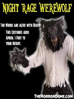 "Night Rage" HD Studios Costume -Halloween Costumes Shop night rage werewolf hd studios night terror halloween costume 28731851538480