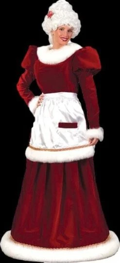 "Santa Mrs. Velvet Dress - SM MD" Costume