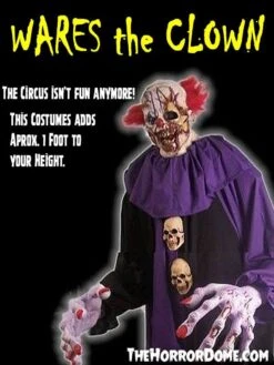 "Wares The Clown" HD Studios Costume -Halloween Costumes Shop wares the clown hd studios night terror halloween costume 14335151439920