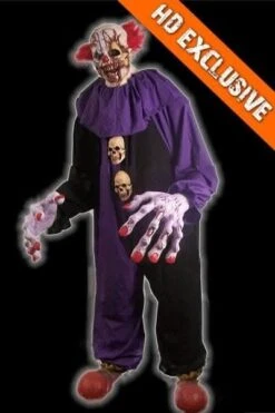 "Wares The Clown" HD Studios Costume -Halloween Costumes Shop wares the clown hd studios night terror halloween costume 8179923073